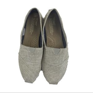 TOM’S Beige Burlap One for One Flats